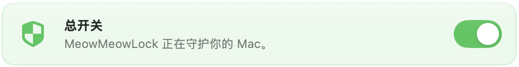总开关配置截图